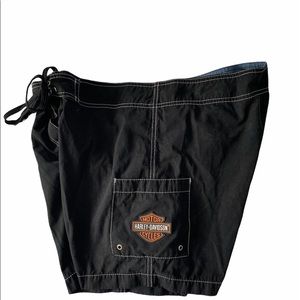 Harley Davidson Riding Shorts Womens Large Black